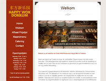 Tablet Screenshot of happywokdokkum.nl